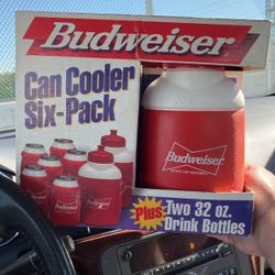 Budweiser can cooler six pack (1998)
