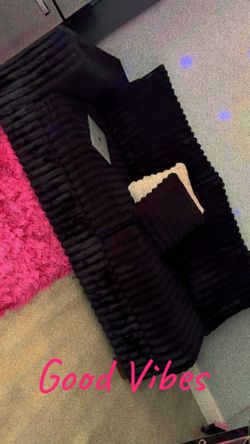 Black couches