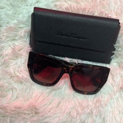 Ralph Ferragamo dark turquoise sunglasses