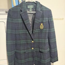 Ralph Lauren Size 10 Women Flannel Jacket 