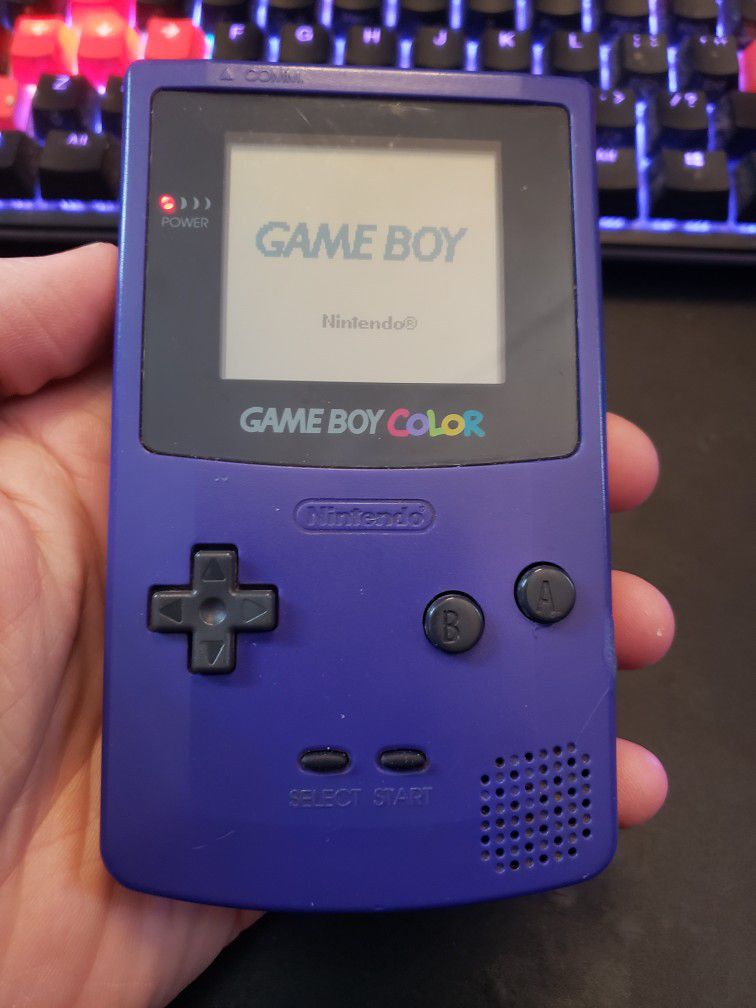 Nintendo Gameboy Console Game Boy Color - Violet Atomique, Usagé