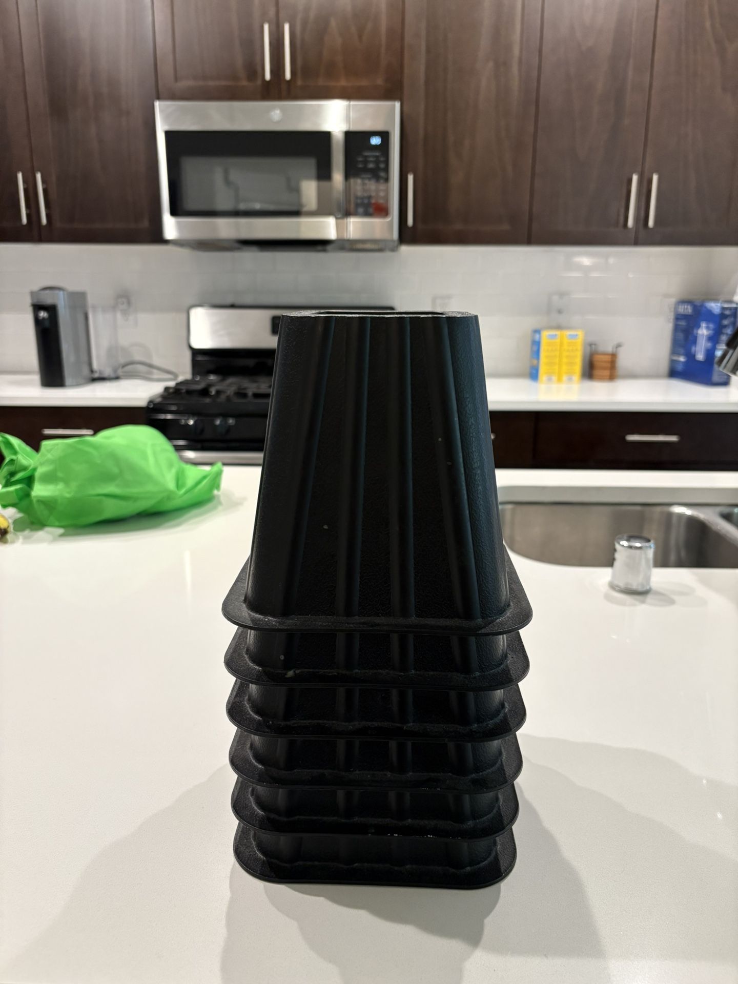 FREE - Set Of 8 Bed Risers (raise your bed’s height)