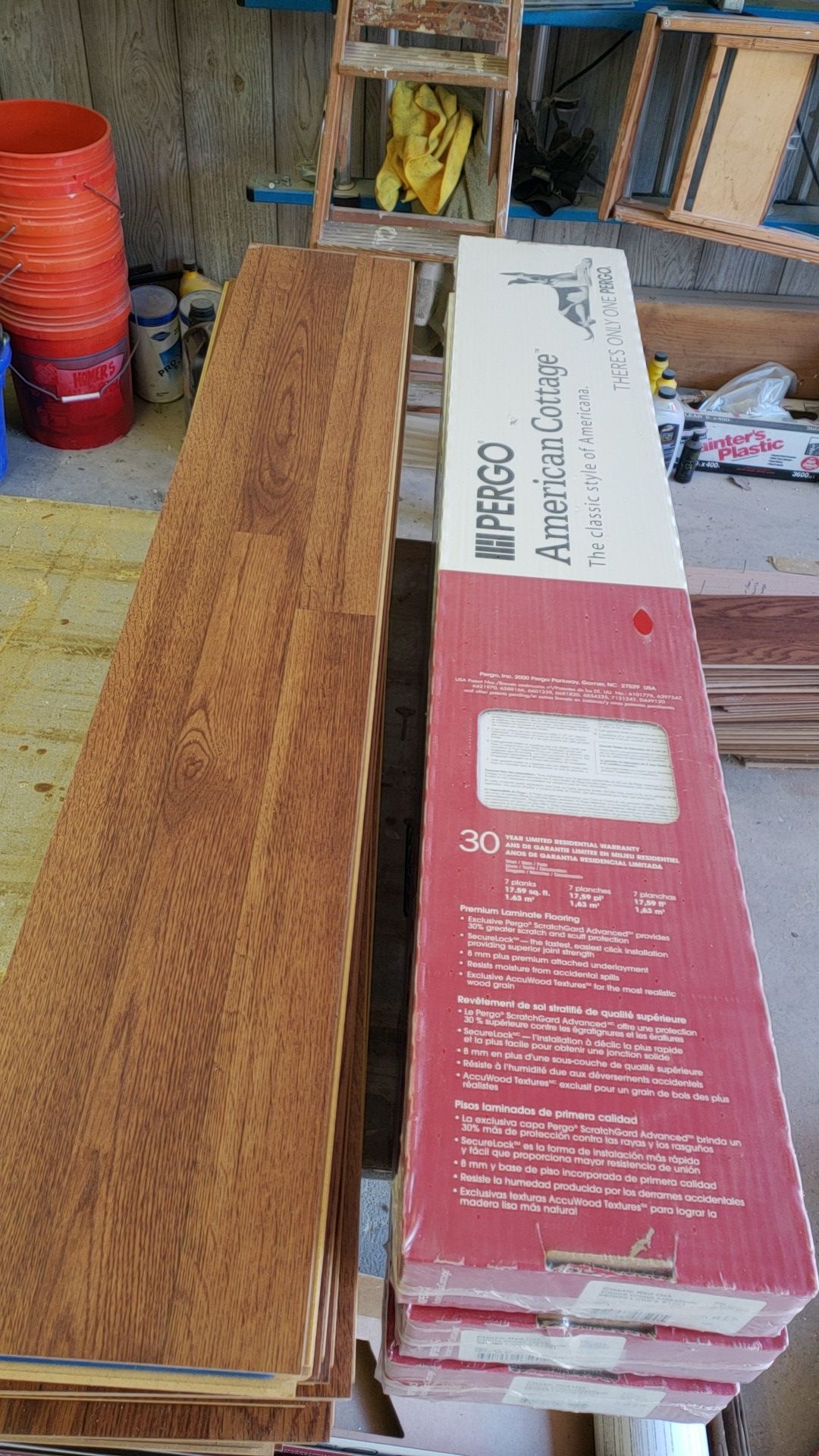 Pergo laminate flooring - some new