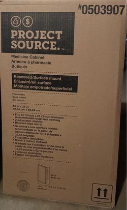 Project Source Medicine Cabinet- brand new