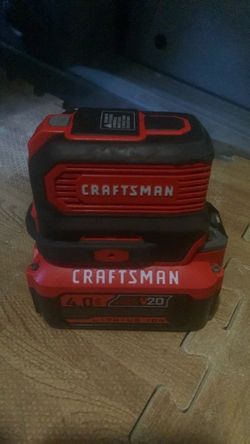 Portable charger for craftsmen battery