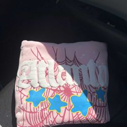 Pink alanta spider hoodie