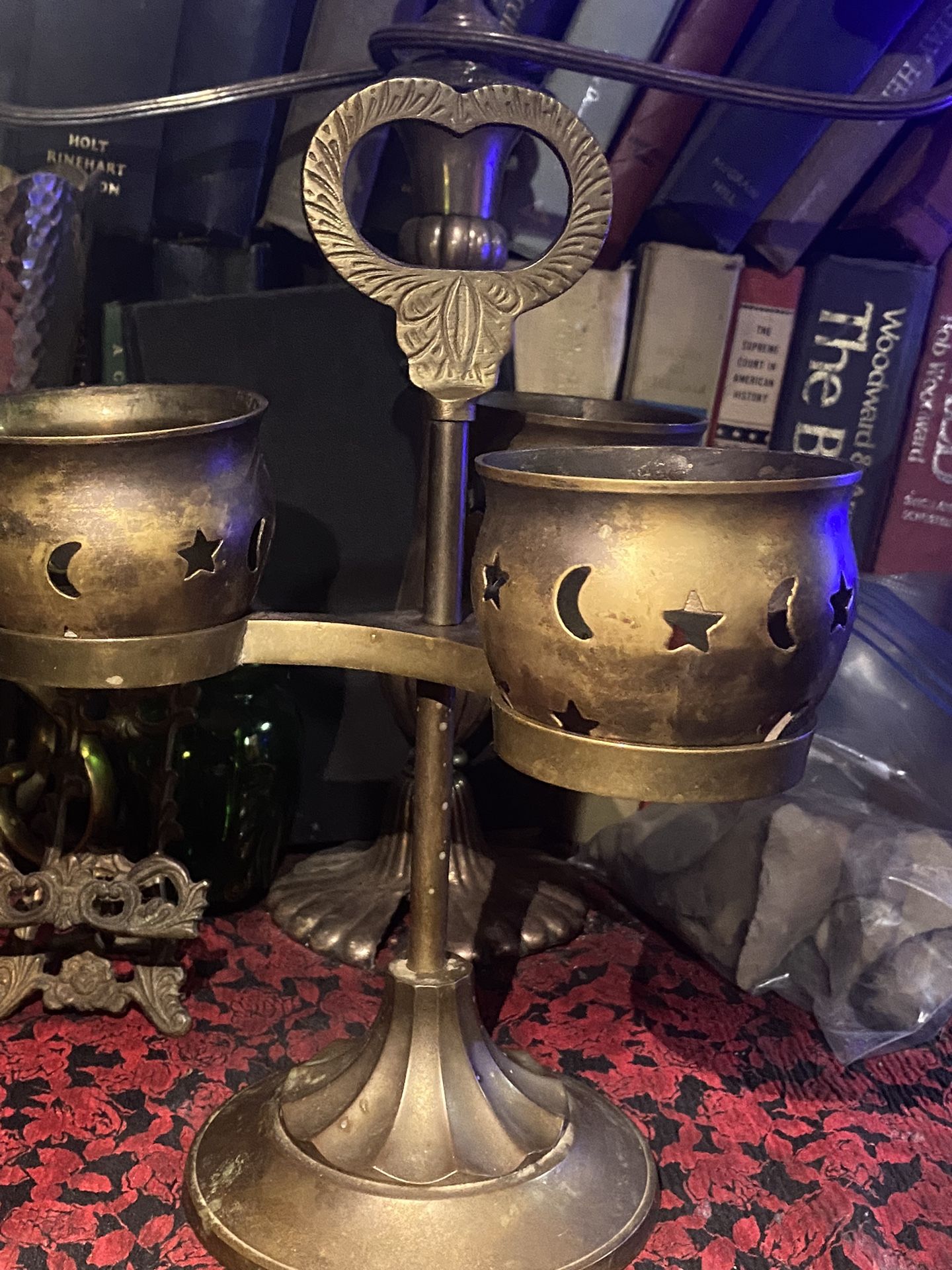 candle Vintage Brass Candle Holder