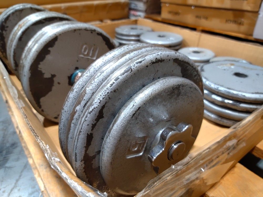 1" Standard Weight Plates. for Sale in Portland, OR OfferUp