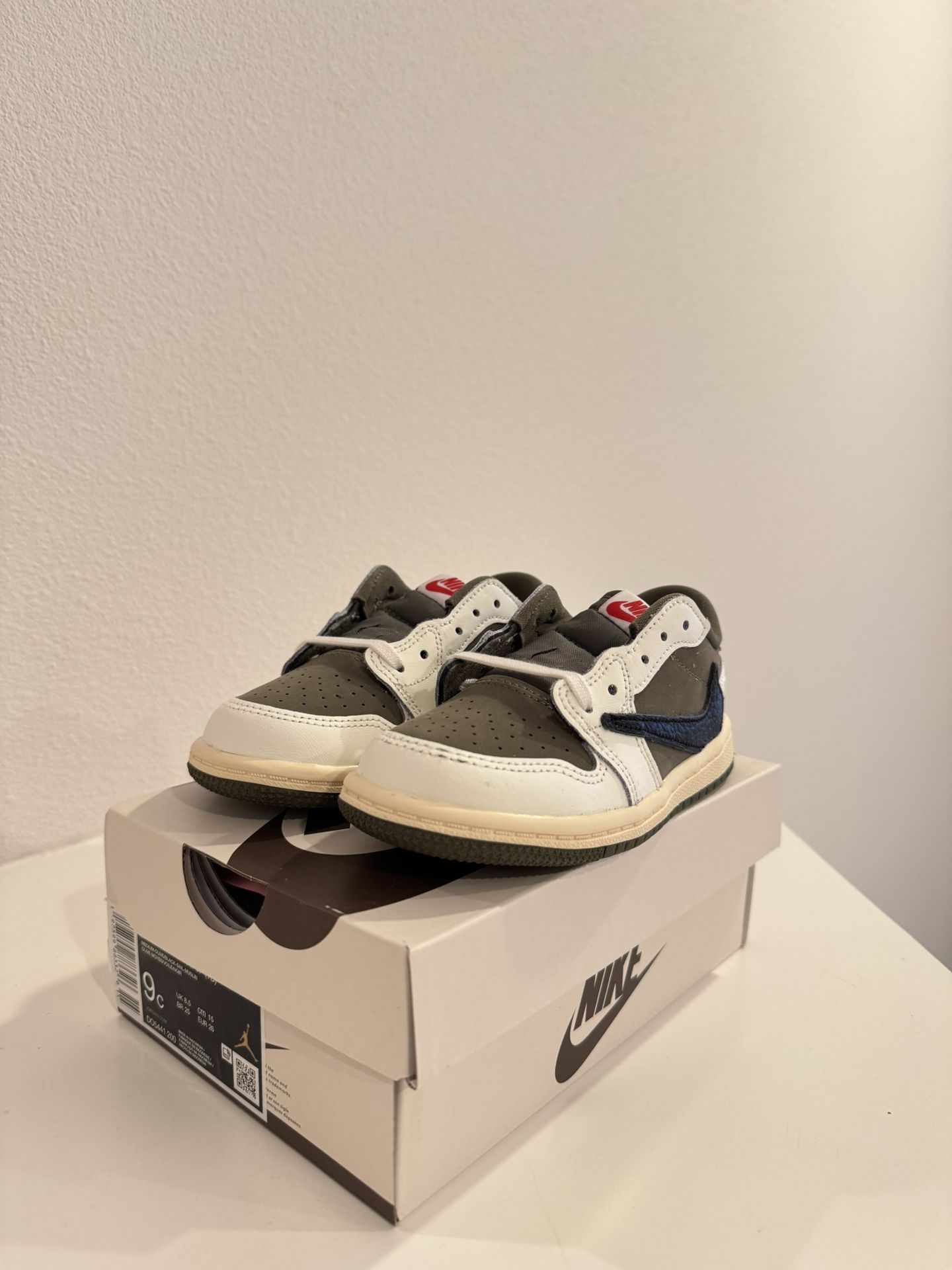 Travis Scott x Jordan 1 Low OG SP (TD) Reverse Mocha (Toddler) 9C