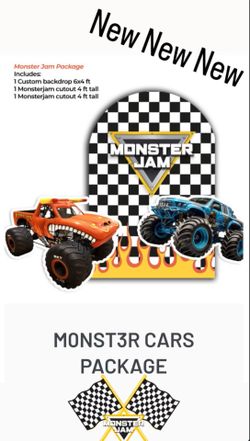 Monster jam prop & wall