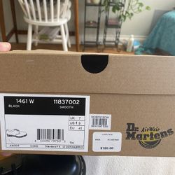 Dr Martens 1461 Smooth Leather Black Oxford Size 9