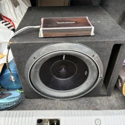 12inch Sub And Amp