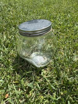 Glass Jar W Metal Lid