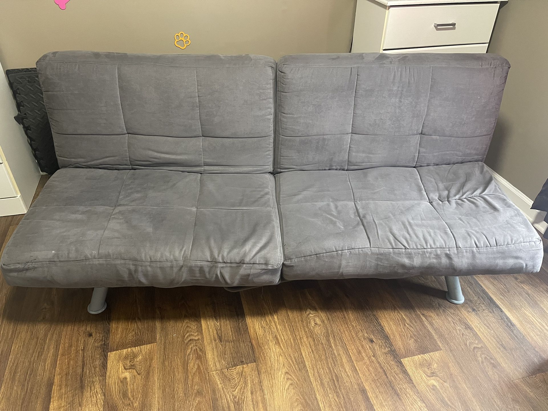 Gray Multi Purpose Futon