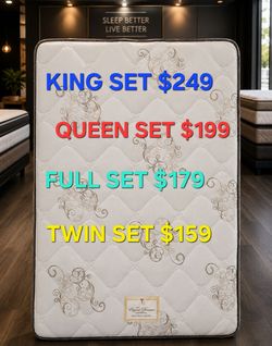 Brand New !! Queen set $199 (( Mattress And Box Spring ))