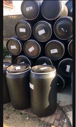 Clean Plastic 55 Gallons Barrels $25 Each Firm Price (inventory Changes)