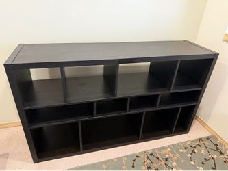 Modern Black Shelving Unit