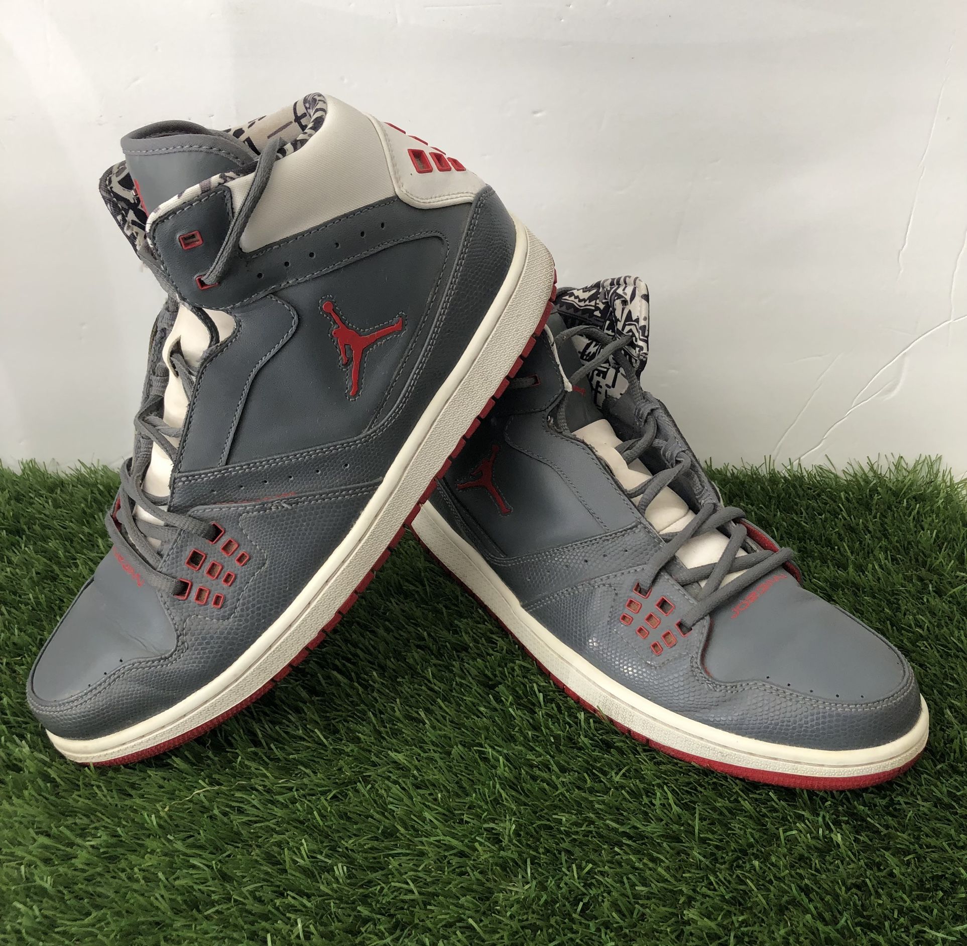 Nike Air Jordan Flight Basketball Sneakers 23 Gray Retro Size 12