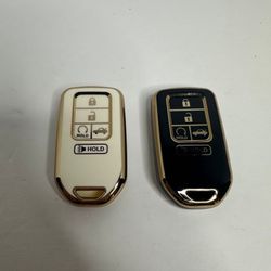 TPU Key Fob Cover Compatible with 2015-2021 Honda Accord CR-V Civic Insight