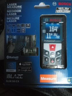 Brand new Bosch laser measuring device 165 ft Bosch Blaze