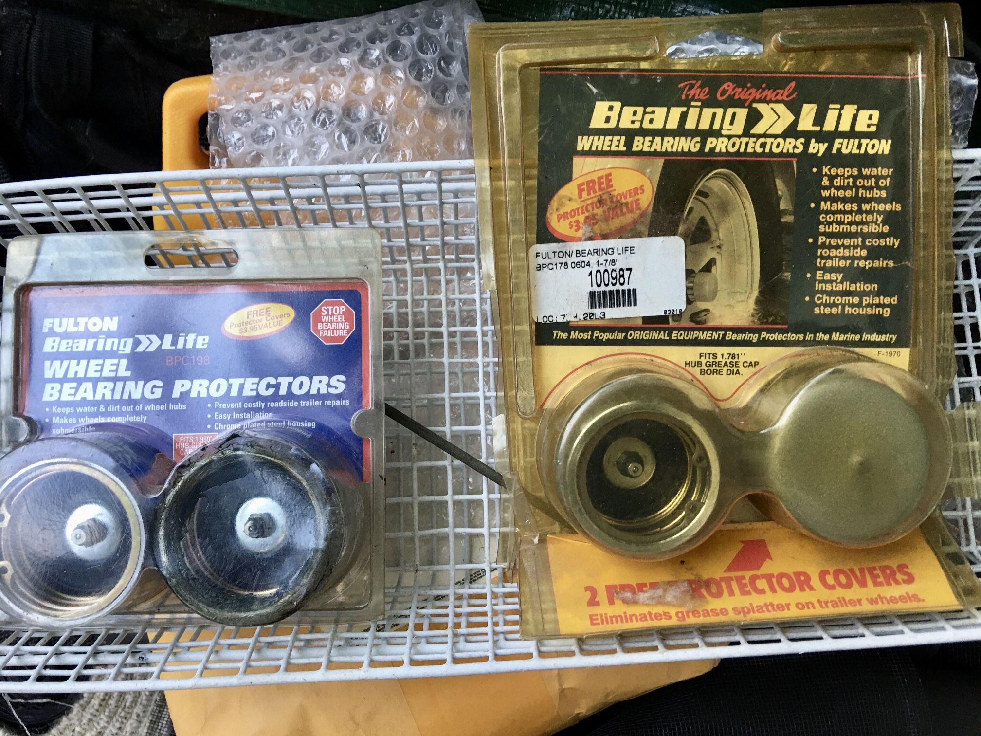 2 Sets NEW Bearing Buddies for Trailer Wheel Hubs