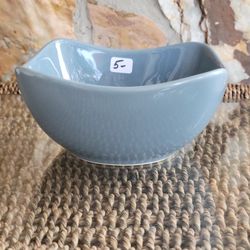 Animal Paw Square BLue Bowl