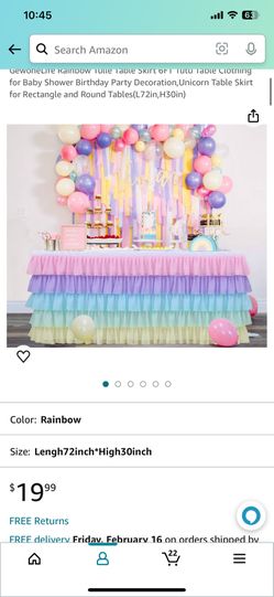 Party Decor-Unicorn Pastel Backdrop & Table Skirt