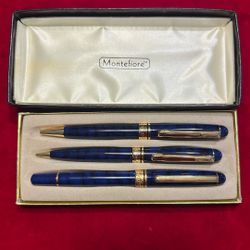 Vintage Montefiore Germany 3-piece Pen Set