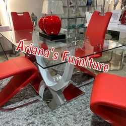 New Dining Table Set 63x35