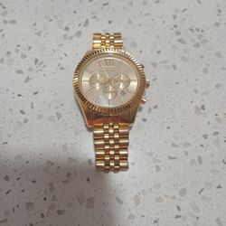 Men's Micheal Kors Gold Watch 