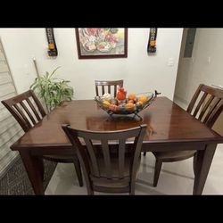 Mesa Comedor 4 Sillas Madera