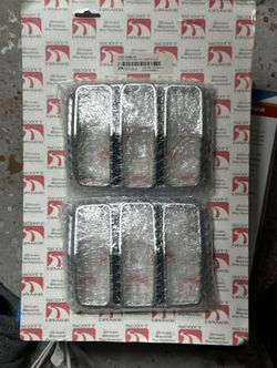 64-66 Ford Mustang TAIL LIGHT BEZELS, CONCOURS, PAIR