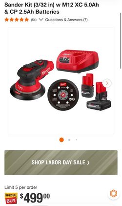 Milwaukee M12 Fuel Orbital Sander