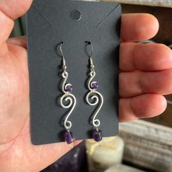 Amethyst Earrings 