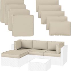 8 PCs Outdoor Patio Cushions Covers New Open Box