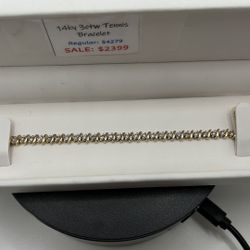 BRAND NEW 14KY 3CTW Tennis Bracelet