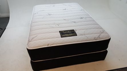 Double Sided Pillow Mattress and Boxspring and