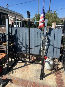 Squat rack rockfit weight rack no weights only rack  Cash only Pick up in sun valley
