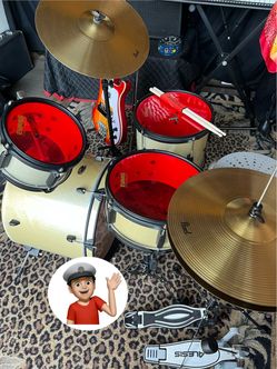 🔥 Super Pro Kids Drum Set Complete Drums