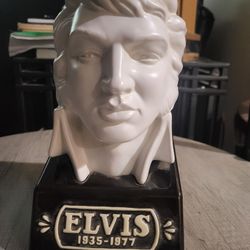 Elvis Decanter And Pictures In Frame