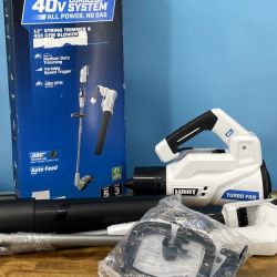 Blower & Trimmer - 40-Volt Cordless Hart Trimmer & Blower Combo Kit HLCK0318VNM 