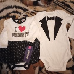  INFANT Christmas Tuxedo & Dress SET (4Boy&Girl)