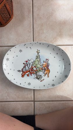 Winnie The Pooh Winter Bowl and Tray