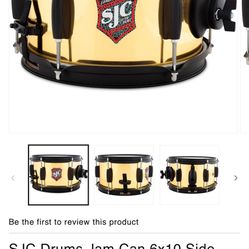 SJC  Drums Jam can 6x10 Side Snare / Tarolita Calentana Custom.