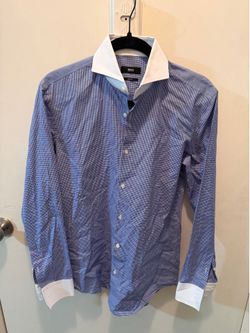Hugo Boss Slim button up shirt size 37. 14 1/2 great