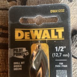 DeWALT 1/2 Inch .50” (12.7mm) Cobalt Drill Bit