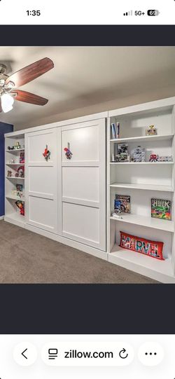 Murphy Bed Shelves