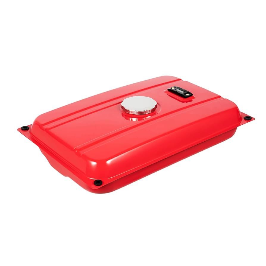 5 Gallon Generator Gas Fuel Tank Generator Valve Petcock Filter Gauge Chrome Gas Cap (5 Gallon)