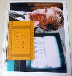 Autographs Jerry Springer Hand Signed 3/5 Card (Deceased)