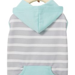 Striped Dog Hoodie Size M